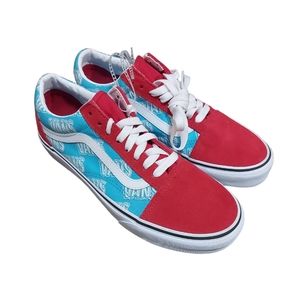 Vans Old Skool Retro Mart VN0A3WKT40L Men's skate shoes blue/red Size 8